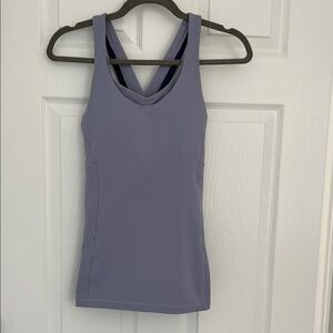 Lululemon Athletica Purple Built-in Bra Tank Top